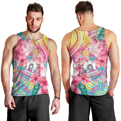Australia Indigenous NAIDOC Week With Cockatoos Men Tank Top