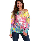 Australia Indigenous NAIDOC Week With Cockatoos Off Shoulder Sweater