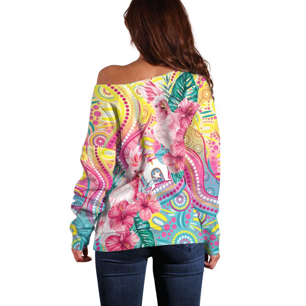 Australia Indigenous NAIDOC Week With Cockatoos Off Shoulder Sweater