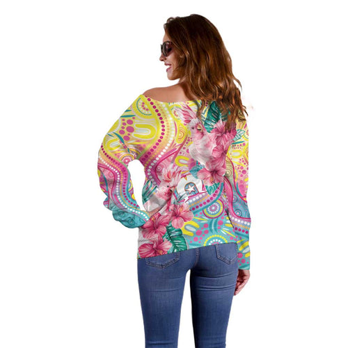 Australia Indigenous NAIDOC Week With Cockatoos Off Shoulder Sweater