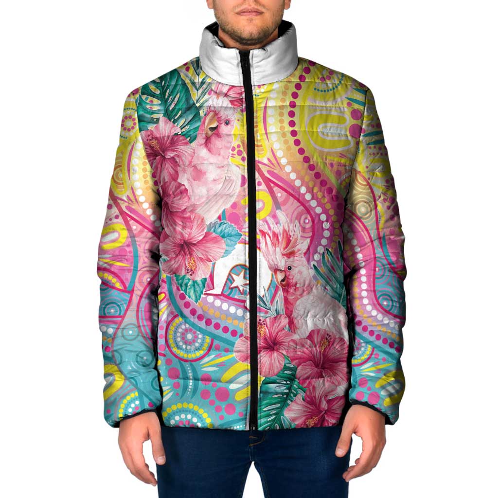 Australia Indigenous NAIDOC Week With Cockatoos Padded Jacket