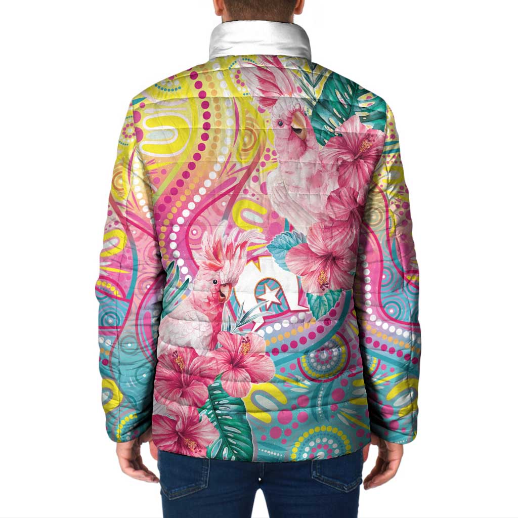 Australia Indigenous NAIDOC Week With Cockatoos Padded Jacket
