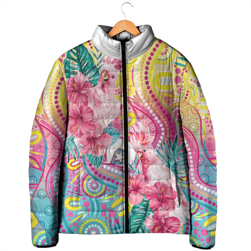 Australia Indigenous NAIDOC Week With Cockatoos Padded Jacket