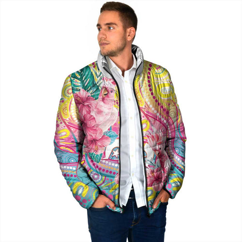 Australia Indigenous NAIDOC Week With Cockatoos Padded Jacket