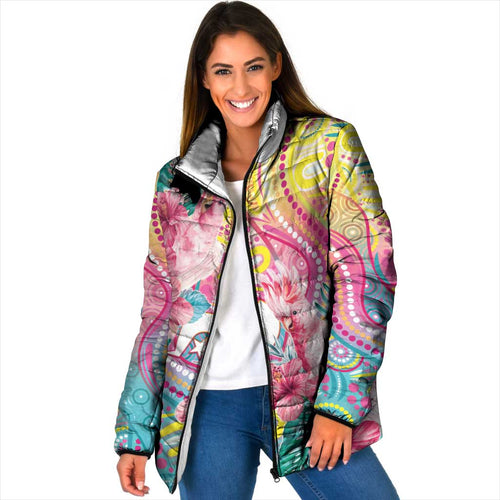 Australia Indigenous NAIDOC Week With Cockatoos Padded Jacket