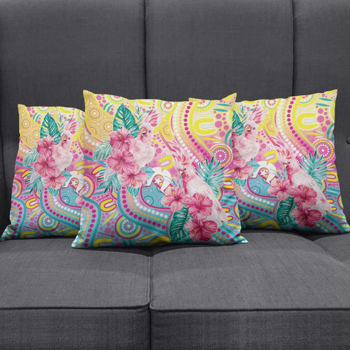 Australia Indigenous NAIDOC Week With Cockatoos Pillow Cover