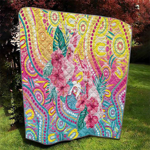 Australia Indigenous NAIDOC Week With Cockatoos Quilt