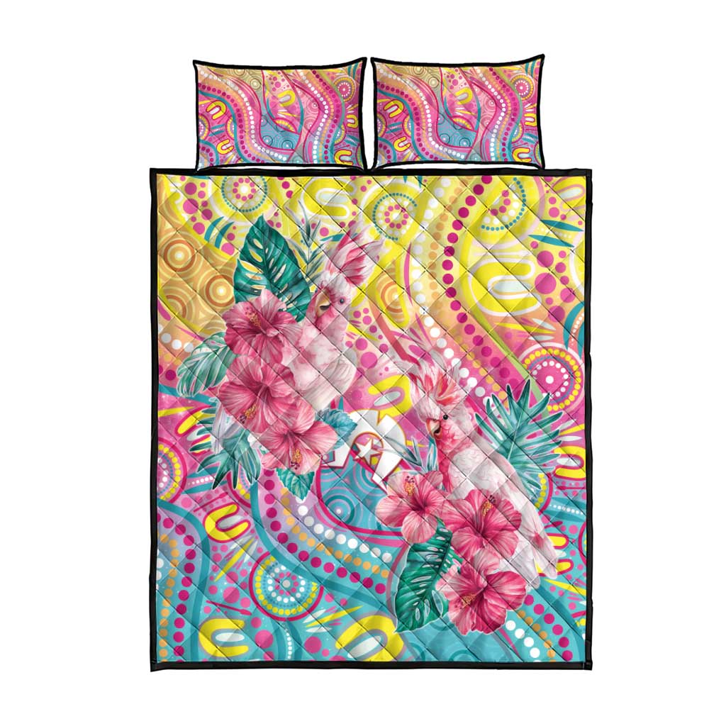 Australia Indigenous NAIDOC Week With Cockatoos Quilt Bed Set