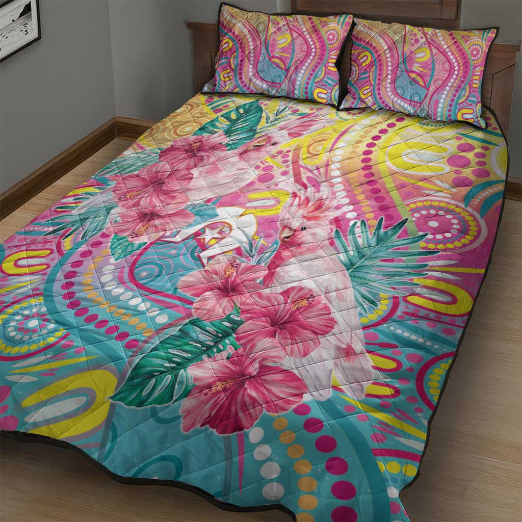 Australia Indigenous NAIDOC Week With Cockatoos Quilt Bed Set