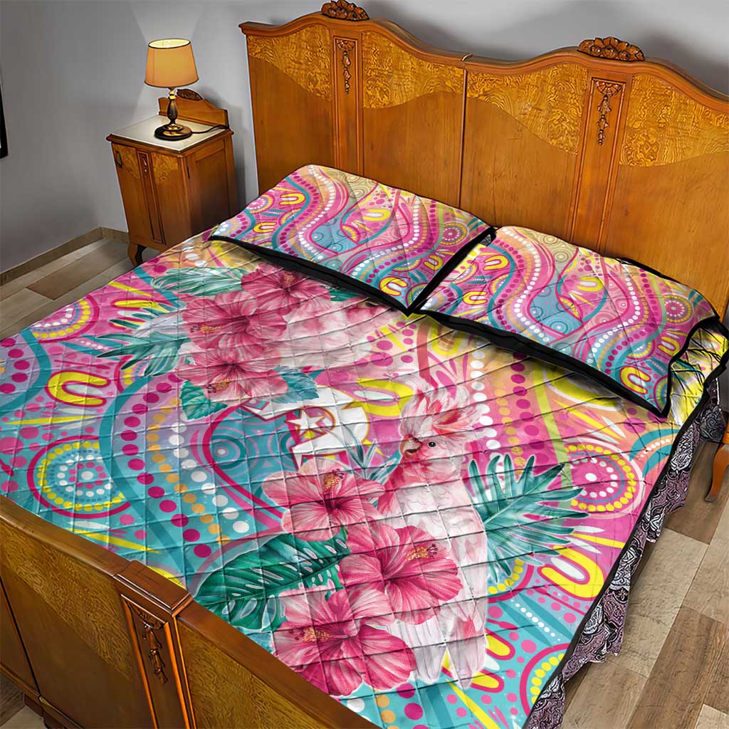 Australia Indigenous NAIDOC Week With Cockatoos Quilt Bed Set