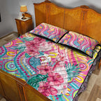 Australia Indigenous NAIDOC Week With Cockatoos Quilt Bed Set