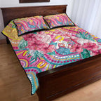 Australia Indigenous NAIDOC Week With Cockatoos Quilt Bed Set
