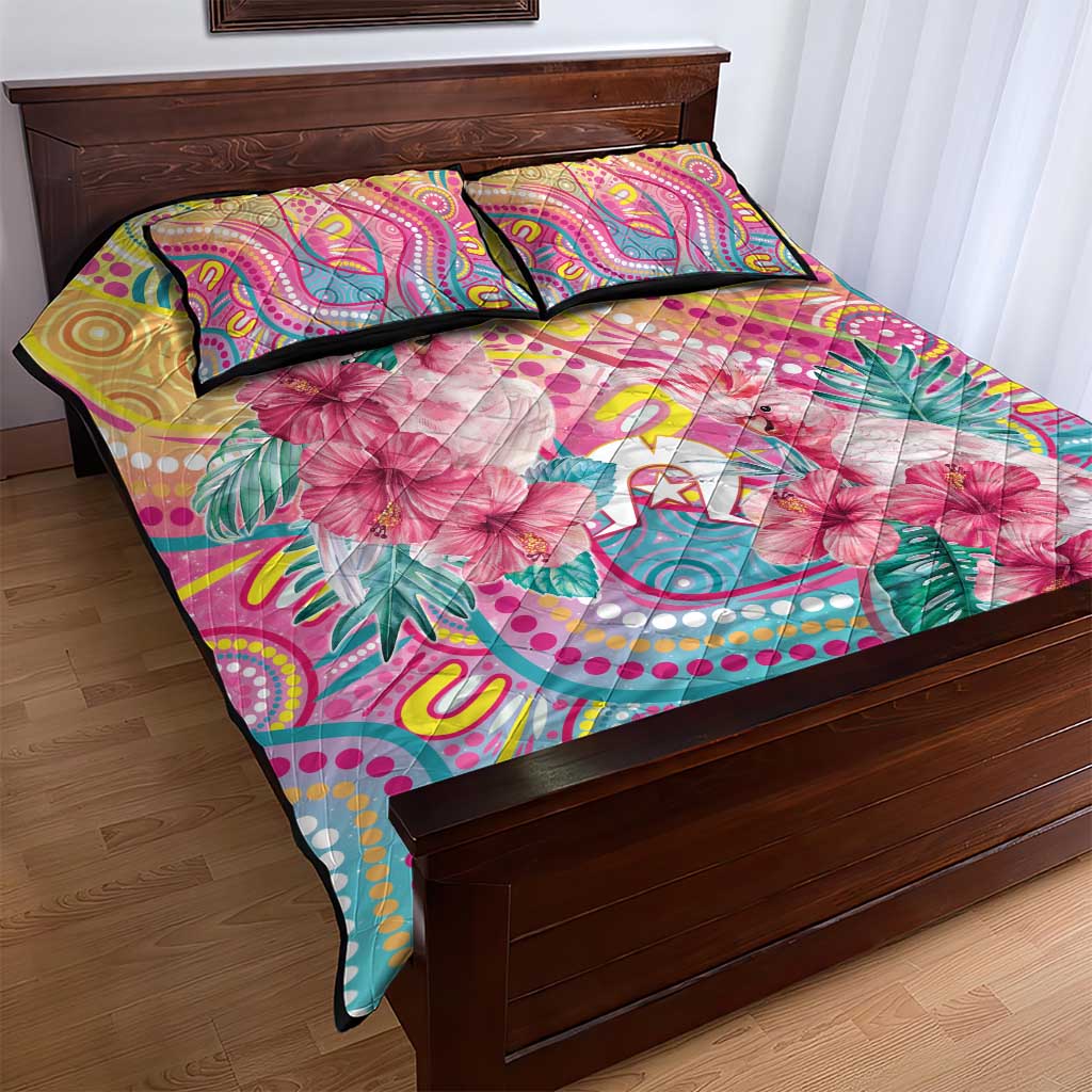 Australia Indigenous NAIDOC Week With Cockatoos Quilt Bed Set