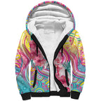 Australia Indigenous NAIDOC Week With Cockatoos Sherpa Hoodie