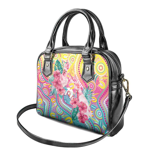 Australia Indigenous NAIDOC Week With Cockatoos Shoulder Handbag