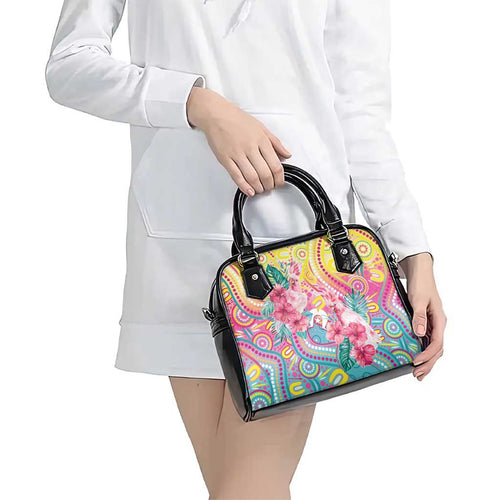 Australia Indigenous NAIDOC Week With Cockatoos Shoulder Handbag