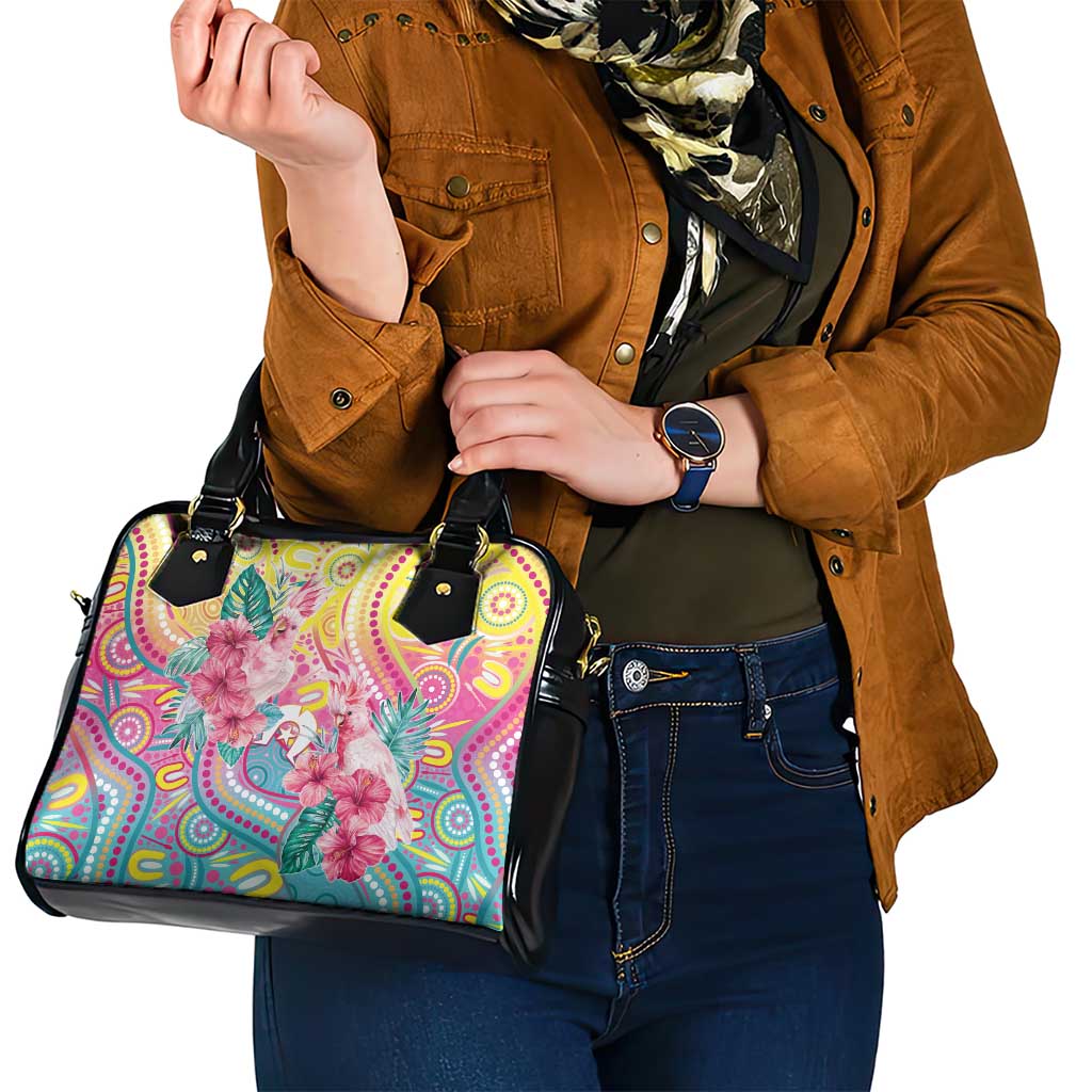 Australia Indigenous NAIDOC Week With Cockatoos Shoulder Handbag