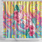 Australia Indigenous NAIDOC Week With Cockatoos Shower Curtain