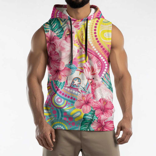 Australia Indigenous NAIDOC Week With Cockatoos Sleeveless Hoodie