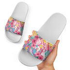 Australia Indigenous NAIDOC Week With Cockatoos Slide Sandals