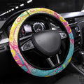 Australia Indigenous NAIDOC Week With Cockatoos Steering Wheel Cover