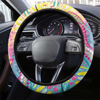 Australia Indigenous NAIDOC Week With Cockatoos Steering Wheel Cover