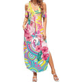 Australia Indigenous NAIDOC Week With Cockatoos Summer Maxi Dress