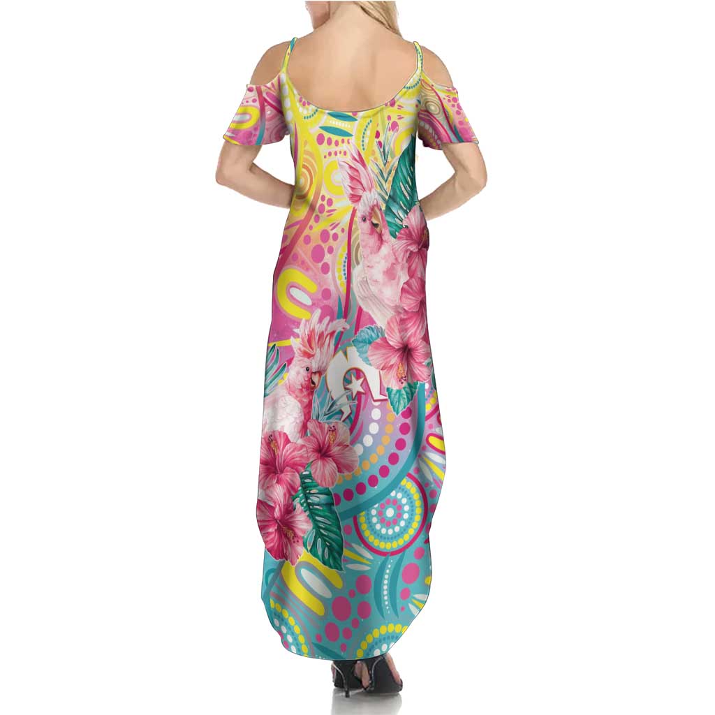 Australia Indigenous NAIDOC Week With Cockatoos Summer Maxi Dress