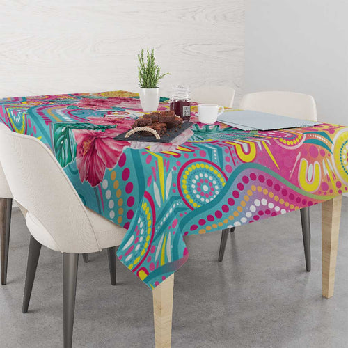 Australia Indigenous NAIDOC Week With Cockatoos Tablecloth