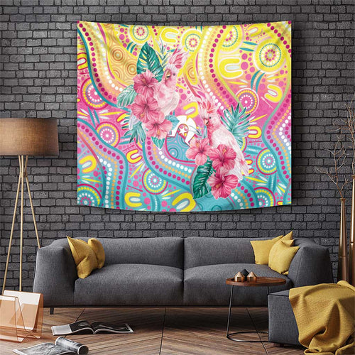 Australia Indigenous NAIDOC Week With Cockatoos Tapestry