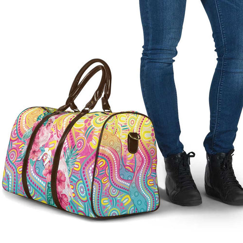Australia Indigenous NAIDOC Week With Cockatoos Travel Bag