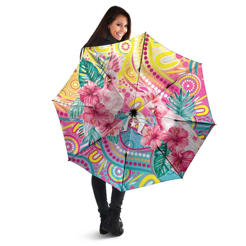 Australia Indigenous NAIDOC Week With Cockatoos Umbrella