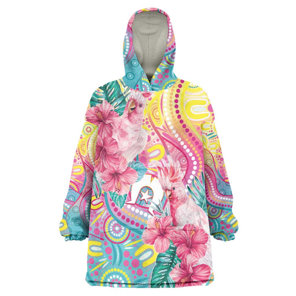 Australia Indigenous NAIDOC Week With Cockatoos Wearable Blanket Hoodie