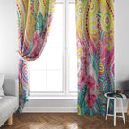 Australia Indigenous NAIDOC Week With Cockatoos Window Curtain