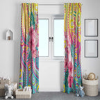 Australia Indigenous NAIDOC Week With Cockatoos Window Curtain