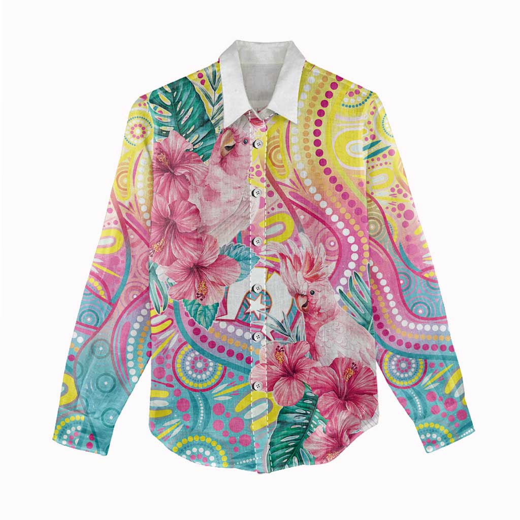 Australia Indigenous NAIDOC Week With Cockatoos Women Casual Shirt