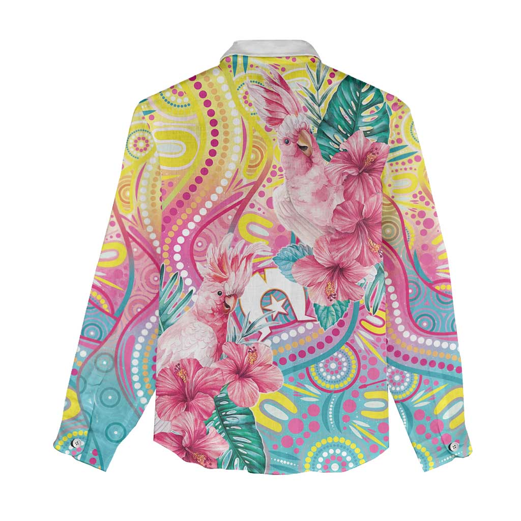 Australia Indigenous NAIDOC Week With Cockatoos Women Casual Shirt
