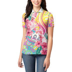 Australia Indigenous NAIDOC Week With Cockatoos Women Polo Shirt