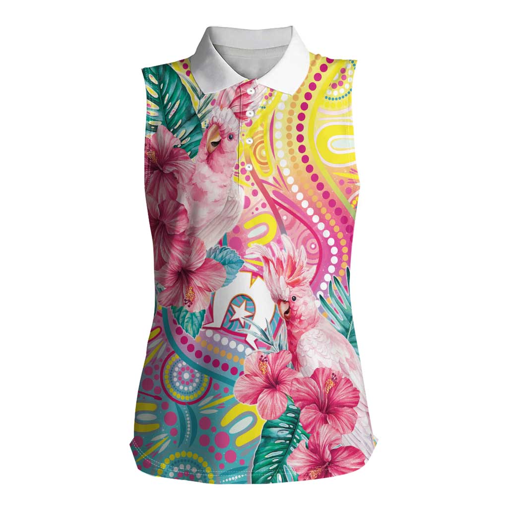 Australia Indigenous NAIDOC Week With Cockatoos Women Sleeveless Polo Shirt