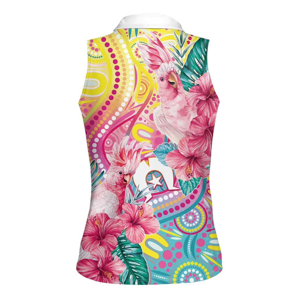 Australia Indigenous NAIDOC Week With Cockatoos Women Sleeveless Polo Shirt