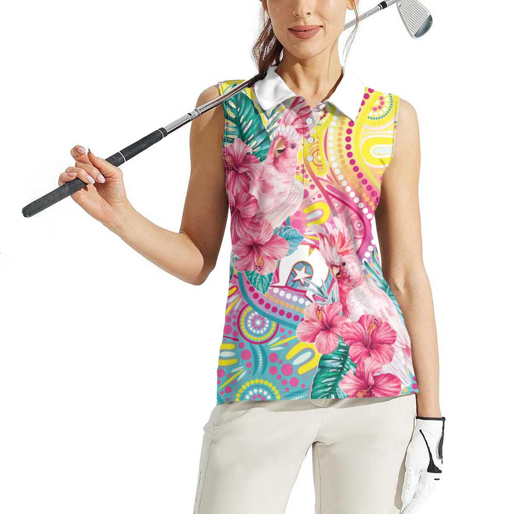 Australia Indigenous NAIDOC Week With Cockatoos Women Sleeveless Polo Shirt