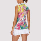 Australia Indigenous NAIDOC Week With Cockatoos Women Sleeveless Polo Shirt