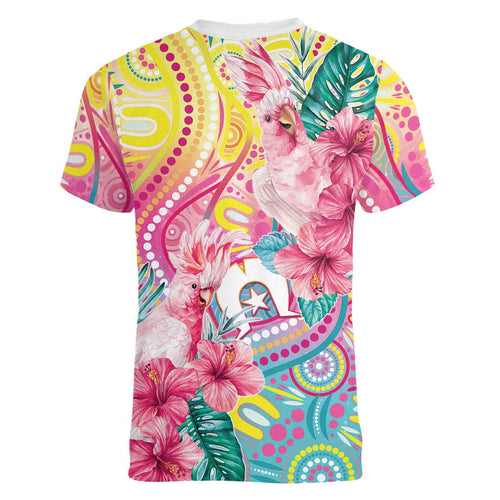 Australia Indigenous NAIDOC Week With Cockatoos Women V-Neck T-Shirt