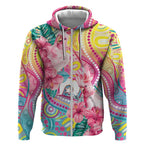 Australia Indigenous NAIDOC Week With Cockatoos Zip Hoodie