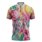 Australia Indigenous NAIDOC Week With Cockatoos Zipper Polo Shirt