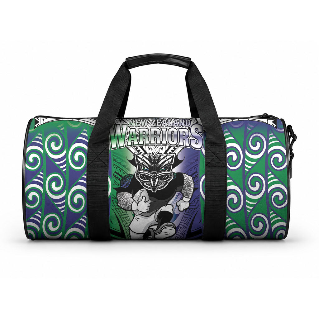 New Zealand Warrior Duffle Bag Maori Tribal Pattern