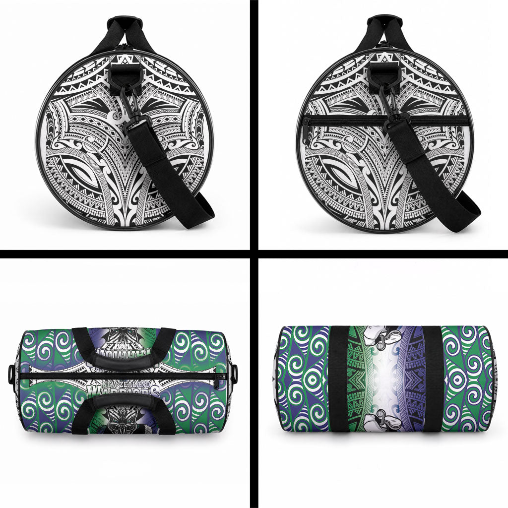 New Zealand Warrior Duffle Bag Maori Tribal Pattern