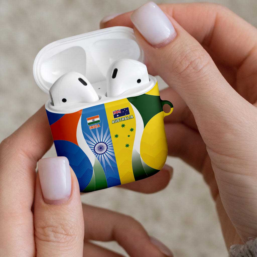 India Vs Australia Cricket AirPods Case Final Matchup - Aussie Hoodie