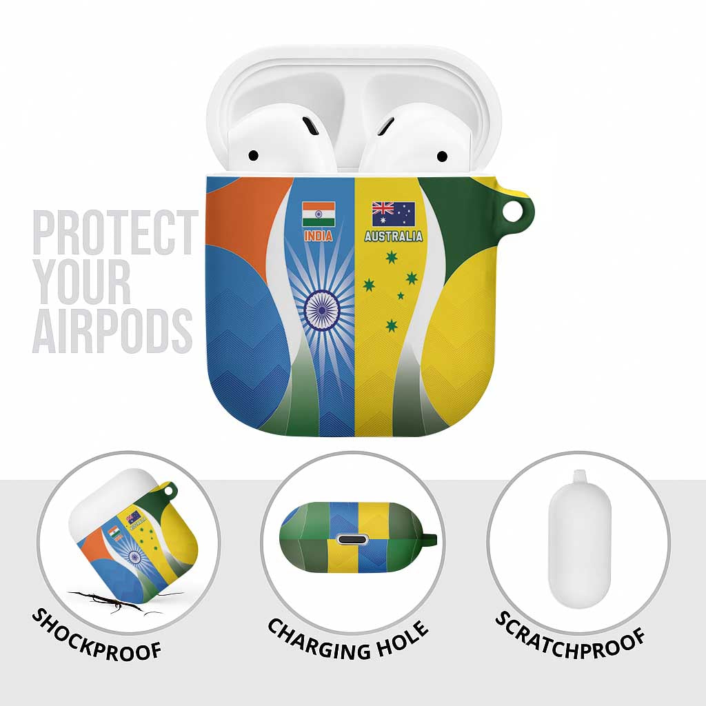 India Vs Australia Cricket AirPods Case Final Matchup - Aussie Hoodie