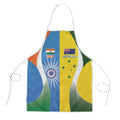 India Vs Australia Cricket Apron Final Matchup - Aussie Hoodie